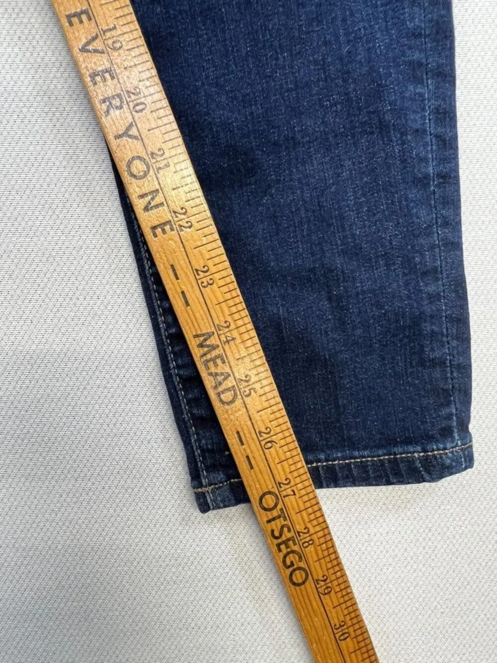 Banana Republic Womens Sculpt Skinny Jeans Stretch Denim Sz 31/12 Blue Dark Wash